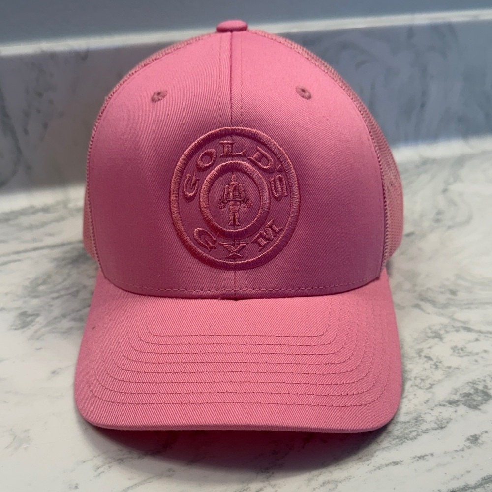 Gold's Gym Pink Trucker Hat